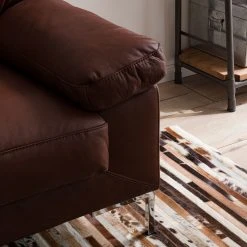 Ars manufacti Sofa Parlin (3-Sitzer) Echtleder - Mokka -Wohnzimmermöbel boutique en ligne sofa parlin 3 sitzer echtleder mokka 5092572