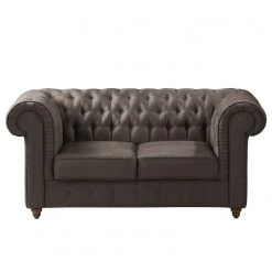 Maison Belfort Sofa Pintano (2-Sitzer) - Braungrau 14 Maison Belfort Sofa Pintano (2-Sitzer) - Braungrau -Wohnzimmermöbel boutique en ligne sofa pintano 2 sitzer antiklederoptik braungrau 4895636