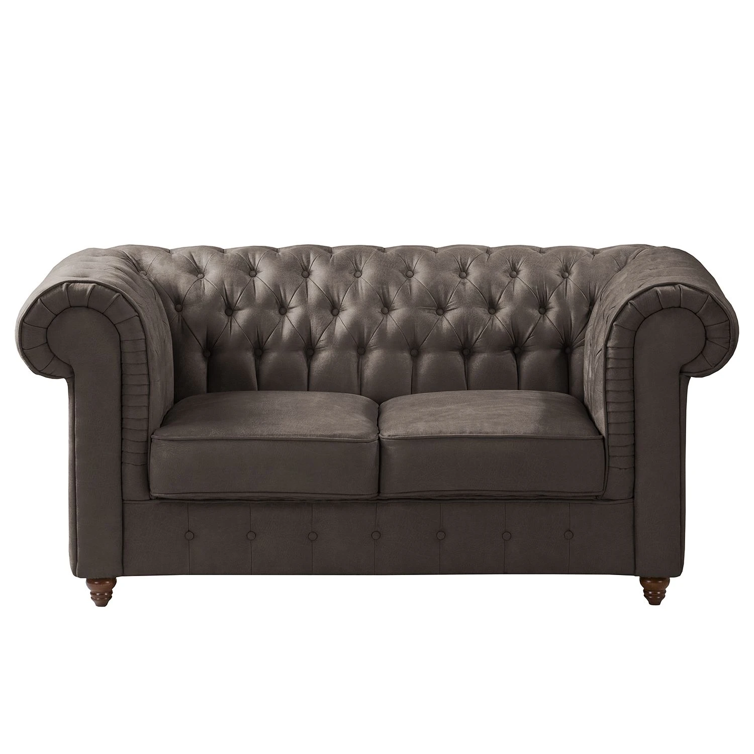 Maison Belfort Sofa Pintano (2-Sitzer) - Braungrau 3 Maison Belfort Sofa Pintano (2-Sitzer) - Braungrau – Bild 3