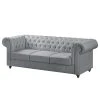 Maison Belfort Sofa Pintano (3-Sitzer) - Silbergrau