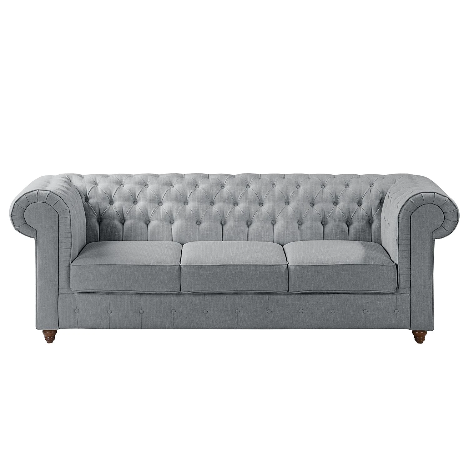 Maison Belfort Sofa Pintano (3-Sitzer) - Silbergrau 3 Maison Belfort Sofa Pintano (3-Sitzer) - Silbergrau – Bild 3