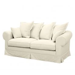 Maison Belfort Sofa Saltum (2,5-Sitzer) Webstoff - Cremeweiß