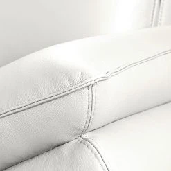 Loftscape Sofa Sharon (2,5-Sitzer) Echtleder Weiß - Keine Funktion -Wohnzimmermöbel boutique en ligne sofa sharon 2 5 sitzer echtleder weiss 415894