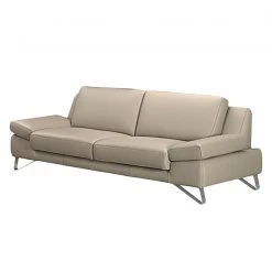 Loftscape Sofa Silvano (2,5-Sitzer) - Kunstleder Taupe - Keine Funktion
