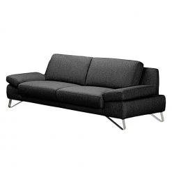 Loftscape Sofa Silvano (2,5-Sitzer) - Webstoff Schwarz - Keine Funktion
