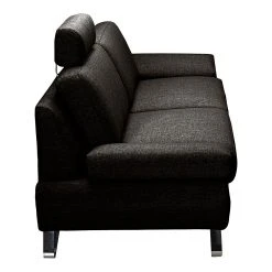 Loftscape Sofa Silvano (3-Sitzer) Webstoff - Braun-Schwarz - Kopfstütze verstellbar -Wohnzimmermöbel boutique en ligne sofa silvano 3 sitzer webstoff braun schwarz 442492