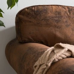 Ars manufacti Sofa Sombrero (3-Sitzer) - Antiklederoptik Dunkelbraun -Wohnzimmermöbel boutique en ligne sofa sombrero 3 sitzer antiklederoptik dunkelbraun 5092900