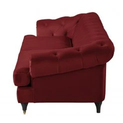 Jack & Alice Sofa Thory (3-Sitzer) - Rot -Wohnzimmermöbel boutique en ligne sofa thory 3 sitzer samt rot 4895940