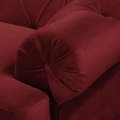 Jack & Alice Sofa Thory (3-Sitzer) - Rot -Wohnzimmermöbel boutique en ligne sofa thory 3 sitzer samt rot 4895952