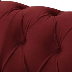 Jack & Alice Sofa Thory (3-Sitzer) - Rot -Wohnzimmermöbel boutique en ligne sofa thory 3 sitzer samt rot 4895956