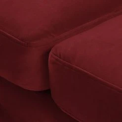 Jack & Alice Sofa Thory (3-Sitzer) - Rot -Wohnzimmermöbel boutique en ligne sofa thory 3 sitzer samt rot 4895960