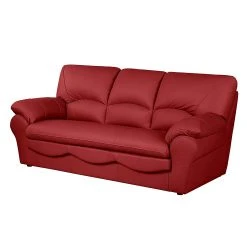 Modoform Sofa Torsby (3-Sitzer) Echtleder - Rot