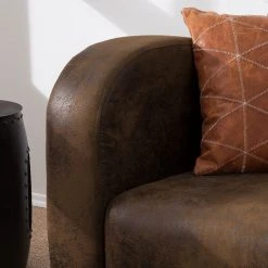 Ars manufacti Sofa Tullow (3-Sitzer) - Antiklederoptik Braun -Wohnzimmermöbel boutique en ligne sofa tullow 3 sitzer antiklederoptik braun 4972100