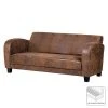 Ars manufacti Sofa Tullow (3-Sitzer) - Antiklederoptik Braun