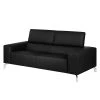 Loftscape Sofa Varberg (2,5-Sitzer) Echtleder - Schwarz