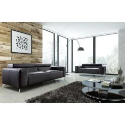 Loftscape Sofa Varberg (2,5-Sitzer) Echtleder - Schwarz 20 Loftscape Sofa Varberg (2,5-Sitzer) Echtleder - Schwarz -Wohnzimmermöbel boutique en ligne sofa varberg 2 5 sitzer echtleder schwarz 674550