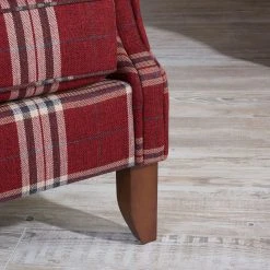 Max Winzer Sofa Verita (2-Sitzer) - Strukturstoff - Rot kariert -Wohnzimmermöbel boutique en ligne sofa verita 2 5 sitzer strukturstoff rot kariert 5005252