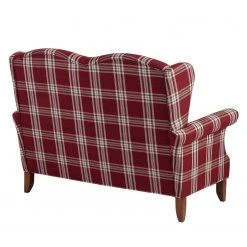 Max Winzer Sofa Verita (2-Sitzer) - Strukturstoff - Rot kariert -Wohnzimmermöbel boutique en ligne sofa verita 2 sitzer strukturstoff rot kariert 5005296