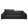 Loftscape Sofa Walden (3-Sitzer) Kunstleder - Schwarz