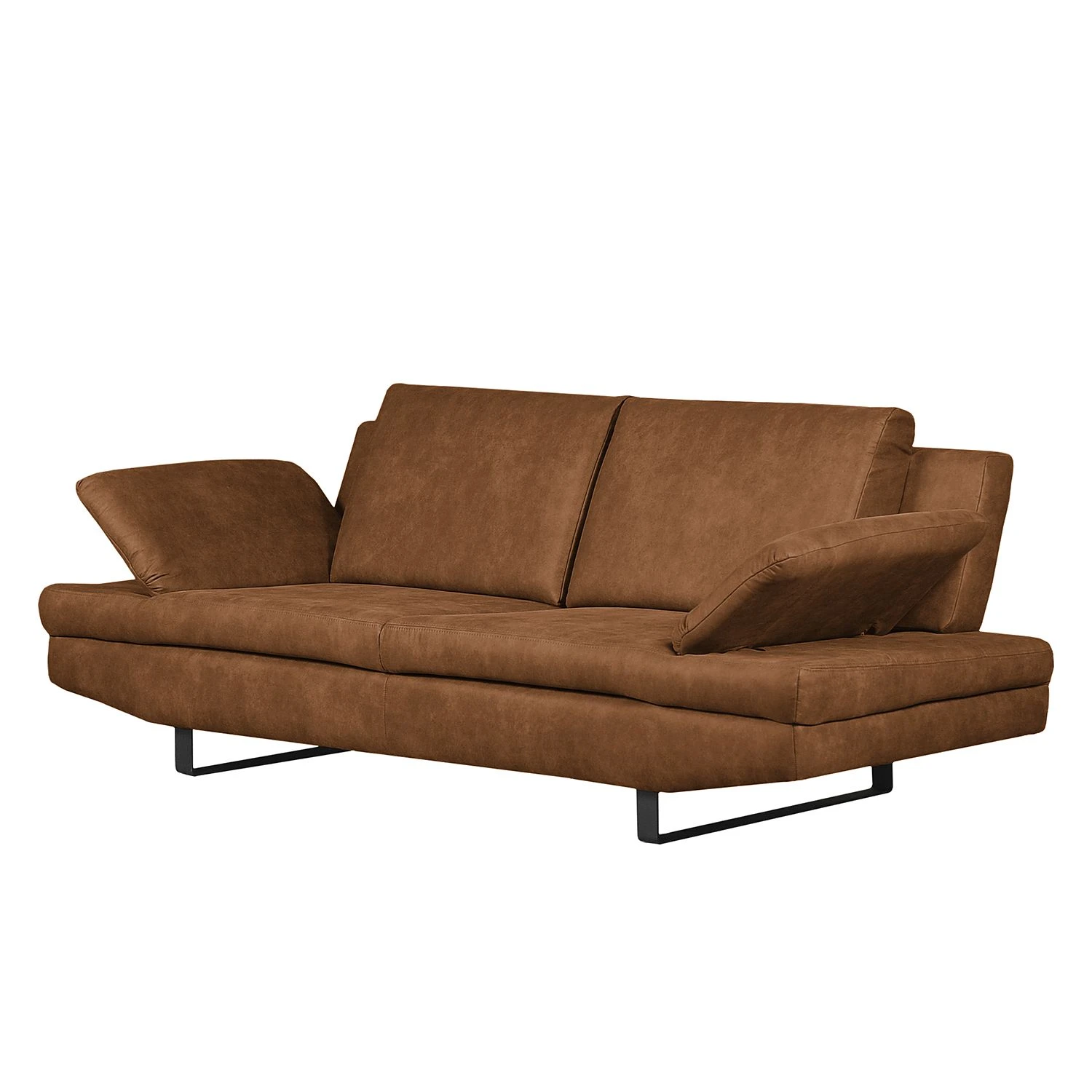 Fredriks Sofa Yovanna (3-Sitzer) Antiklederlook - Cognac 4 Fredriks Sofa Yovanna (3-Sitzer) Antiklederlook - Cognac – Bild 4