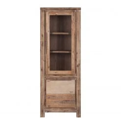 Red Living Standvitrine Akhatar - Akazie Multicolor / Smoked -Wohnzimmermöbel boutique en ligne standvitrine akhatar akazie multicolor smoked 3627669