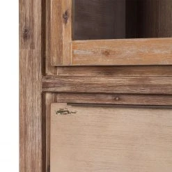 Red Living Standvitrine Akhatar - Akazie Multicolor / Smoked -Wohnzimmermöbel boutique en ligne standvitrine akhatar akazie multicolor smoked 3627689