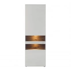 GWINNER Standvitrine Anzio - Matt Weiß / Astnussbaum - Türanschlag links - Mit Beleuchtung 12 GWINNER Standvitrine Anzio - Matt Weiß / Astnussbaum - Türanschlag links - Mit Beleuchtung -Wohnzimmermöbel boutique en ligne standvitrine anzio mit beleuchtung weiss astnussbaum tueranschlag links 4525380