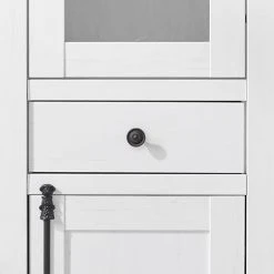 Maison Belfort Wohnwand Geestland II (4-teilig) - Pinie Weiß Dekor -Wohnzimmermöbel boutique en ligne standvitrine geestland pinie weiss dekor 4535448 2