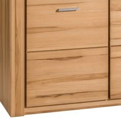 Naturoo Vitrinenschrank Lombok I - Teilmassiv -Wohnzimmermöbel boutique en ligne standvitrine lombok ii teilmassiv wildeiche 5004036