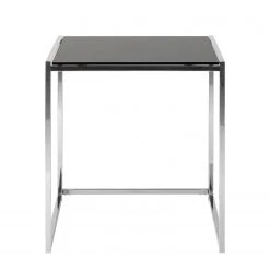 Loftscape Tisch Robin - 3-Satz - schwarze Glasplatte - Chromgestell -Wohnzimmermöbel boutique en ligne tisch robin 3 satz schwarze glasplatte chromgestell 4065064