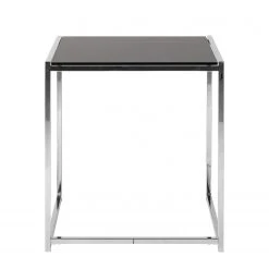 Loftscape Tisch Robin - 3-Satz - schwarze Glasplatte - Chromgestell -Wohnzimmermöbel boutique en ligne tisch robin 3 satz schwarze glasplatte chromgestell 4065072