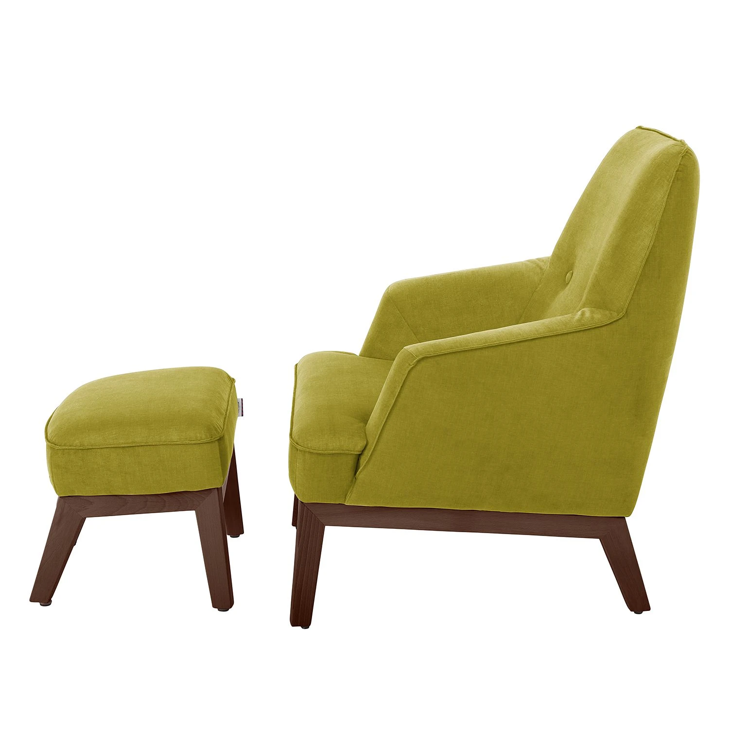 Tom Tailor Sessel Cozy Webstoff - Pistaziengrün - Mit Hocker 4 Tom Tailor Sessel Cozy Webstoff - Pistaziengrün - Mit Hocker – Bild 4