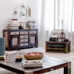 Wolf-Möbel Truhe Goa - Mango Dunkelbraun -Wohnzimmermöbel boutique en ligne truhe goa mehrfarbig 3050437