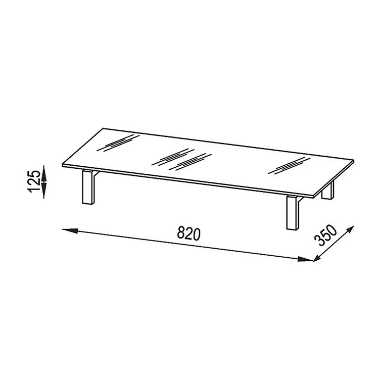 Maja Möbel TV-Aufsatz Troy - Schwarz - Breite: 82 cm 3 Maja Möbel TV-Aufsatz Troy - Schwarz - Breite: 82 cm – Bild 3