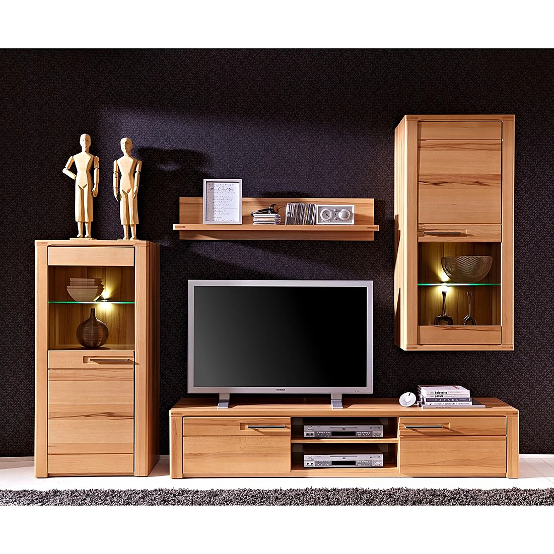 Ars Natura TV-Board NatureStar - Kernbuche teilmassiv 2 Ars Natura TV-Board NatureStar - Kernbuche teilmassiv – Bild 2