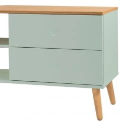 Tenzo TV-Lowboard Dot - Mint -Wohnzimmermöbel boutique en ligne tv lowboard dot eiche teilmassiv mint 4148296