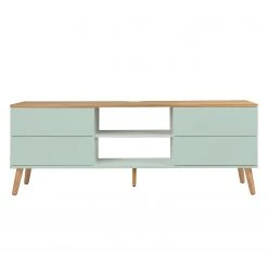 Tenzo TV-Lowboard Dot - Mint -Wohnzimmermöbel boutique en ligne tv lowboard dot eiche teilmassiv mint 4148304