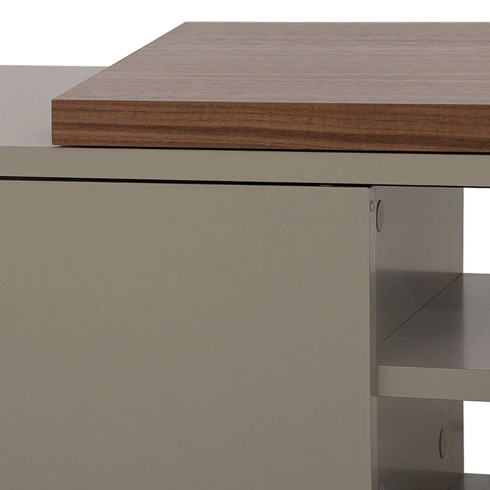 Temahome TV-Lowboard Echo - Grau / Walnuss 15 Temahome TV-Lowboard Echo - Grau / Walnuss – Bild 15