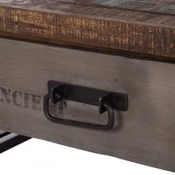 Red Living TV-Lowboard Factory II - Mango massiv / Metall - Vintage Braun -Wohnzimmermöbel boutique en ligne tv lowboard factory ii mango massiv metall vintage braun 3627713