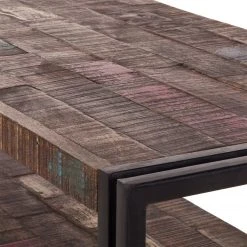 Red Living TV-Lowboard Factory II - Mango massiv / Metall - Vintage Braun -Wohnzimmermöbel boutique en ligne tv lowboard factory ii mango massiv metall vintage braun 3627721