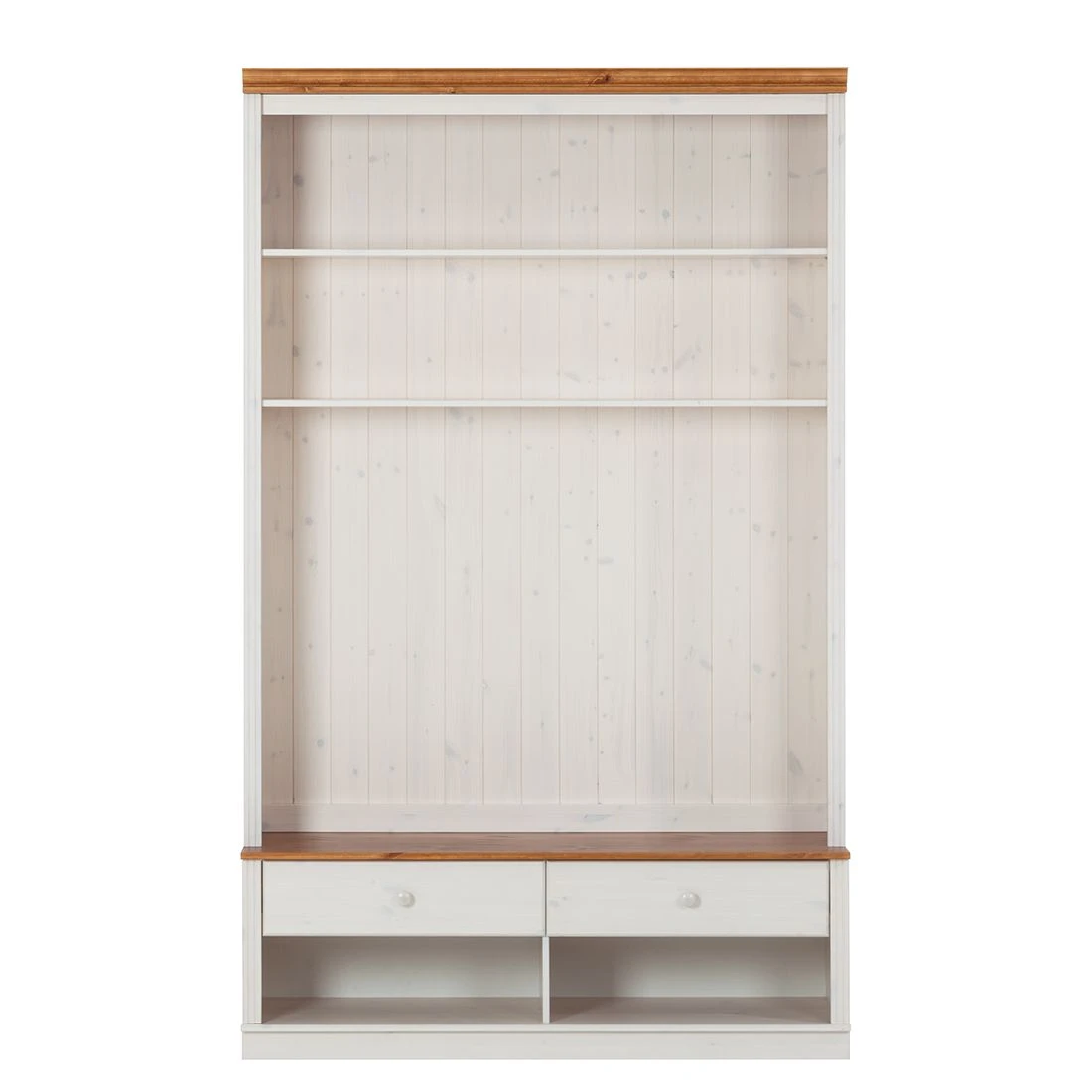 Maison Belfort TV-Wand Lillehammer I - Kiefer massiv - Kiefer Weiß / Kiefer Honig 3 Maison Belfort TV-Wand Lillehammer I - Kiefer massiv - Kiefer Weiß / Kiefer Honig – Bild 3