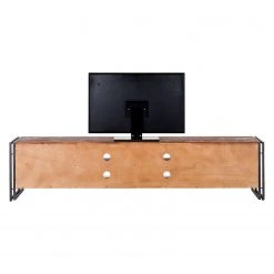 Ars manufacti TV-Lowboard Manchester - Akazie teilmassiv / Metall - Akazie / Anthrazit -Wohnzimmermöbel boutique en ligne tv lowboard manchester akazie massiv metall 4882676