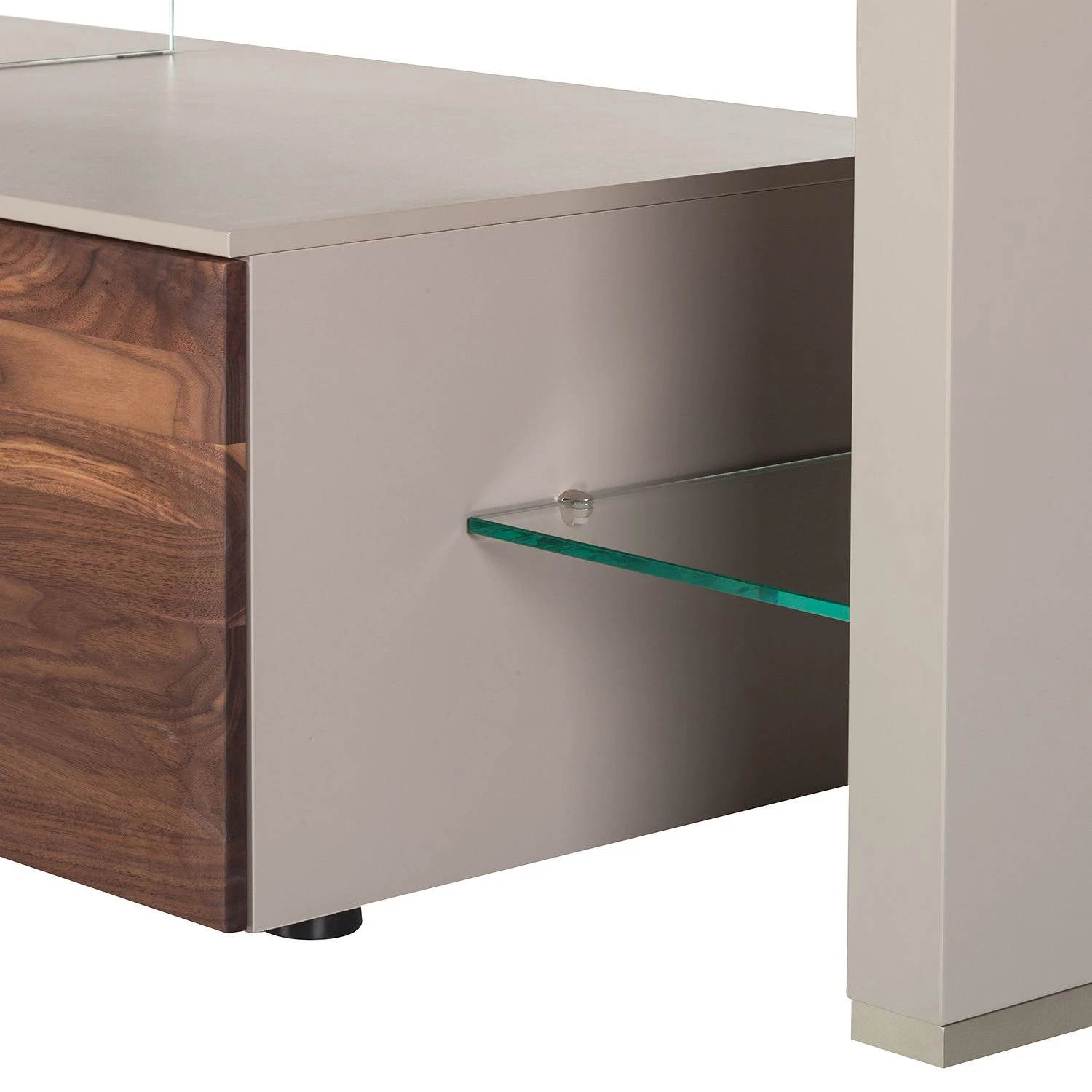 GWINNER TV-Lowboard Solano II - Nussbaum / Platingrau - Ausrichtung rechts - Ohne Beleuchtung 7 GWINNER TV-Lowboard Solano II - Nussbaum / Platingrau - Ausrichtung rechts - Ohne Beleuchtung – Bild 7