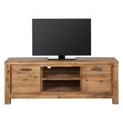 Ars Natura TV-Lowboard Toumanar II - Akazie teilmassiv - Akazie Sand -Wohnzimmermöbel boutique en ligne tv lowboard toumanar ii akazie teilmassiv akazie sand 3627505