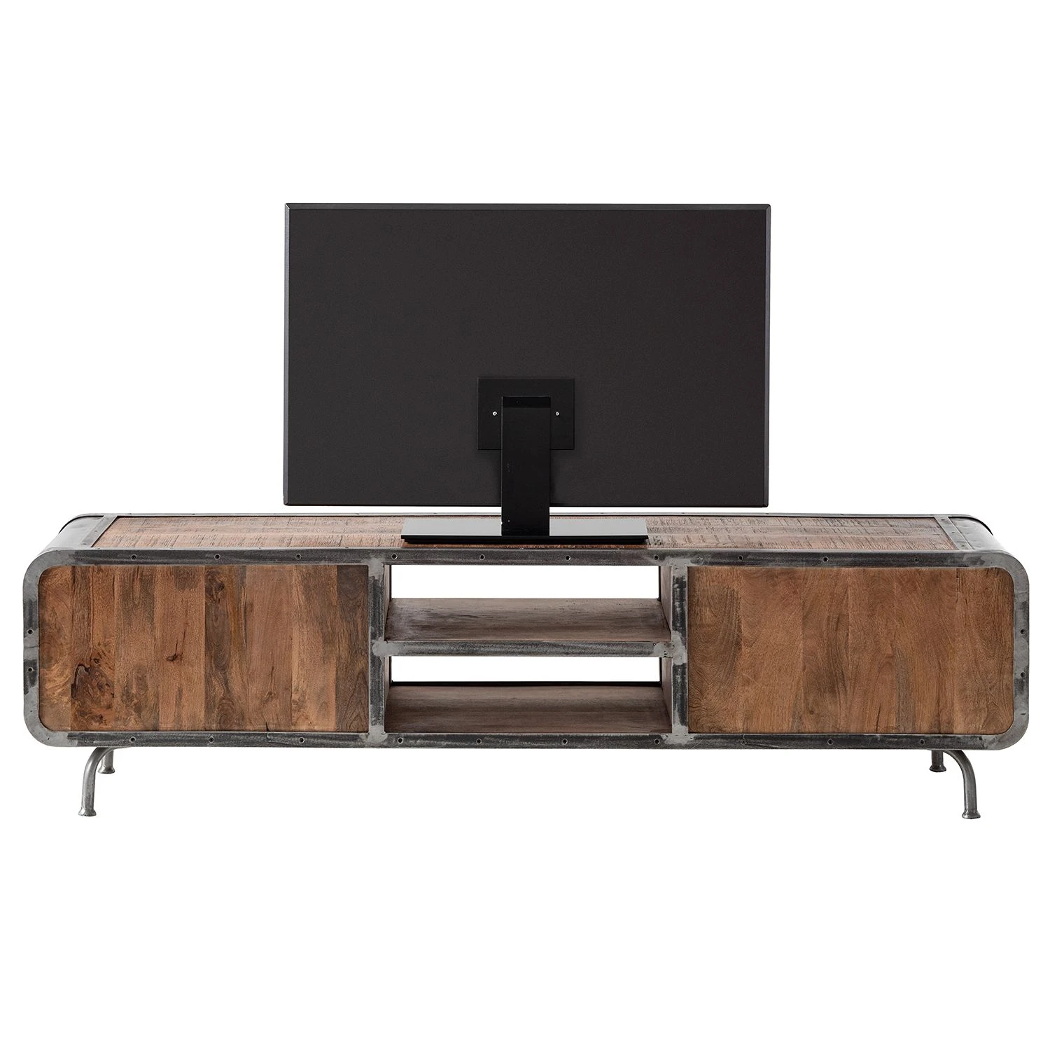 Ars manufacti TV-Lowboard Wharton II - Akazie teilmassiv / Stahl 5 Ars manufacti TV-Lowboard Wharton II - Akazie teilmassiv / Stahl – Bild 5