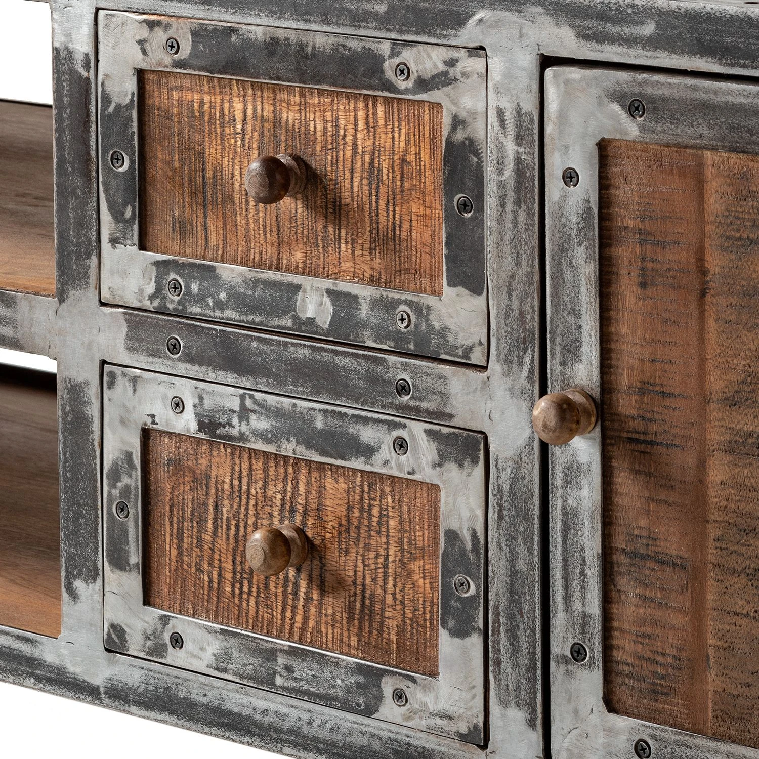 Ars manufacti TV-Lowboard Wharton II - Akazie teilmassiv / Stahl 6 Ars manufacti TV-Lowboard Wharton II - Akazie teilmassiv / Stahl – Bild 6