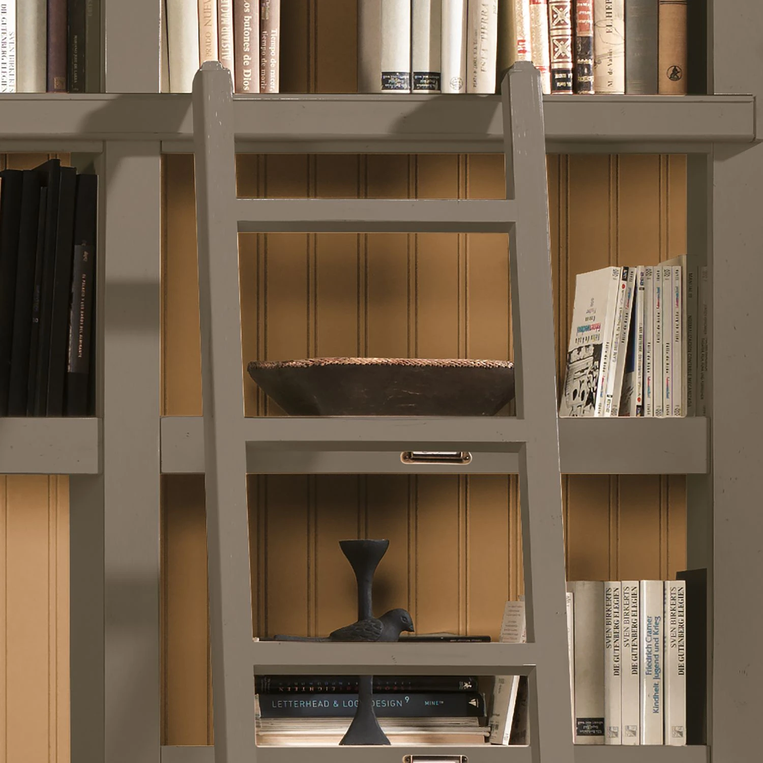 Maison Belfort TV-Wand Azjana I - Granit / Pinie Honig - Mit Leiter 4 Maison Belfort TV-Wand Azjana I - Granit / Pinie Honig - Mit Leiter – Bild 4