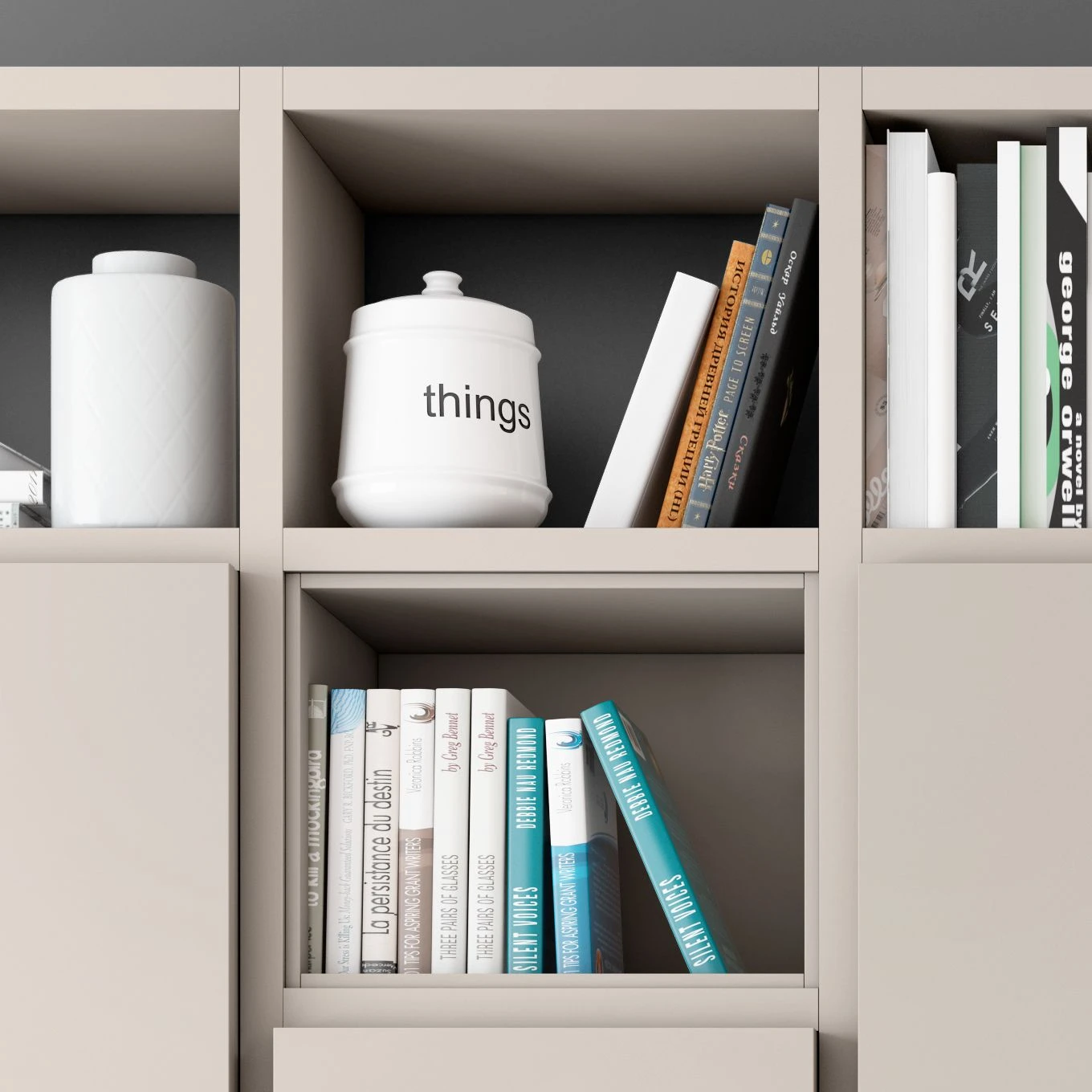 Loftscape TV-Wand Emporior IV - Matt Hellbeige - Breite: 294 cm 3 Loftscape TV-Wand Emporior IV - Matt Hellbeige - Breite: 294 cm – Bild 3