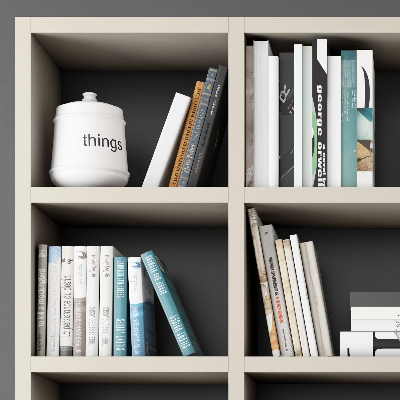 Loftscape TV-Wand Emporior III - Matt Hellbeige / Matt Weiß - Breite: 249 cm 3 Loftscape TV-Wand Emporior III - Matt Hellbeige / Matt Weiß - Breite: 249 cm – Bild 3