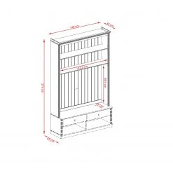 Maison Belfort TV-Wand Lillehammer I - Kiefer massiv - Kiefer Natur -Wohnzimmermöbel boutique en ligne tv wand lillehammer i kiefer massiv kiefer 5074136 2